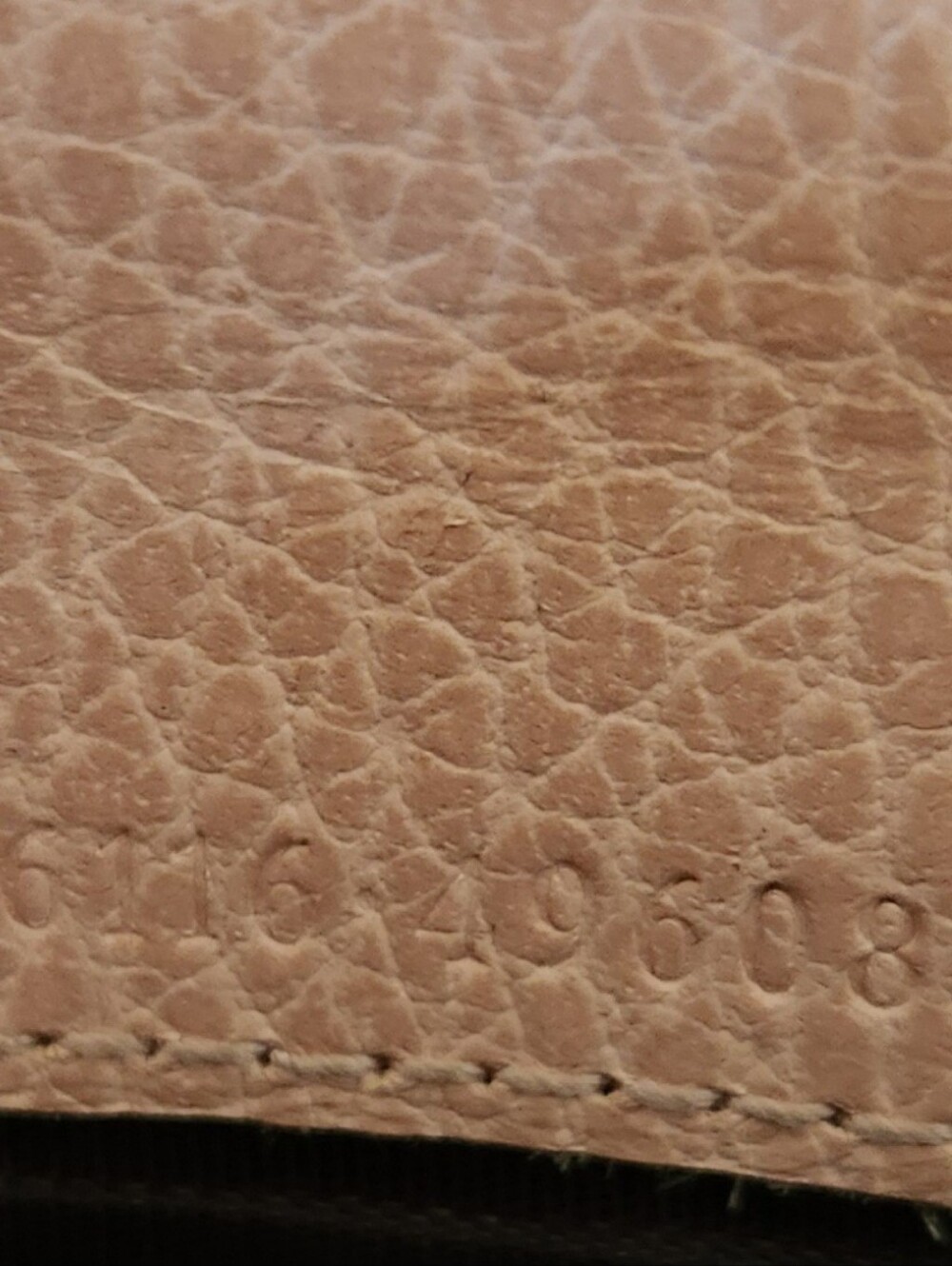 Gucci Pink Leather Marmont Wallet On Chain - Picture 7 of 11